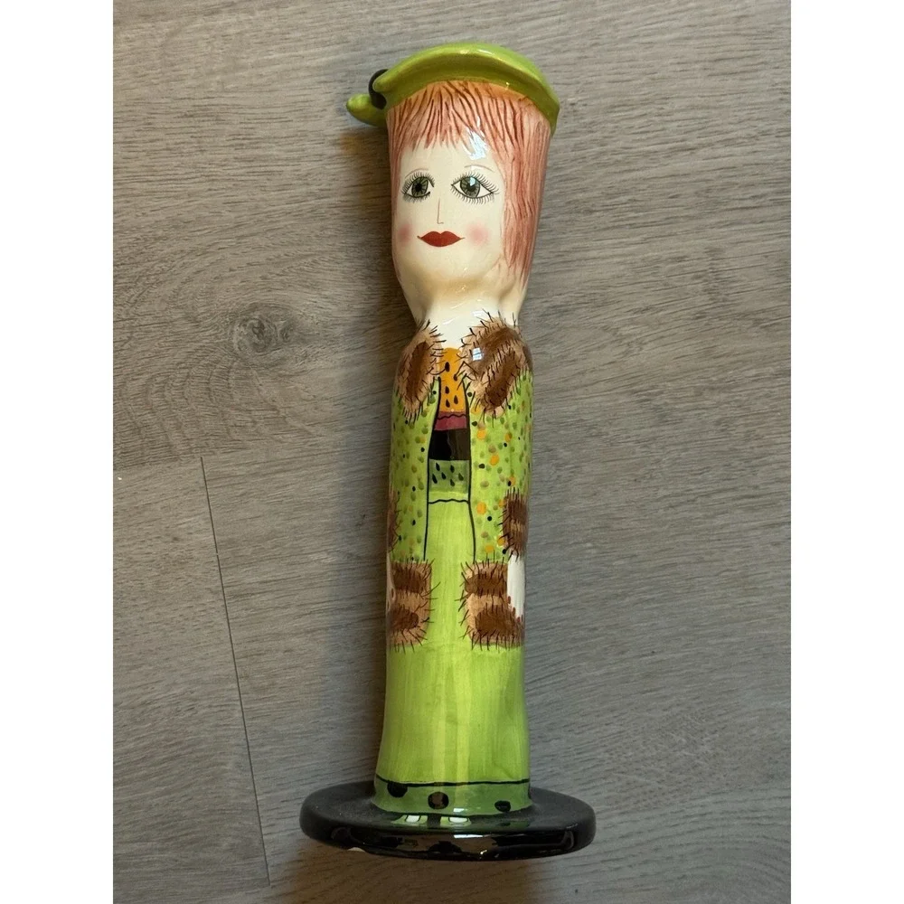Bella Casa Susan Paley Ganz Melinda's Silk Trimmed Jacket Bud Vase Candle Holder